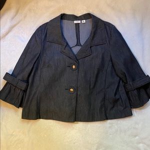 Cato dark denim top jacket